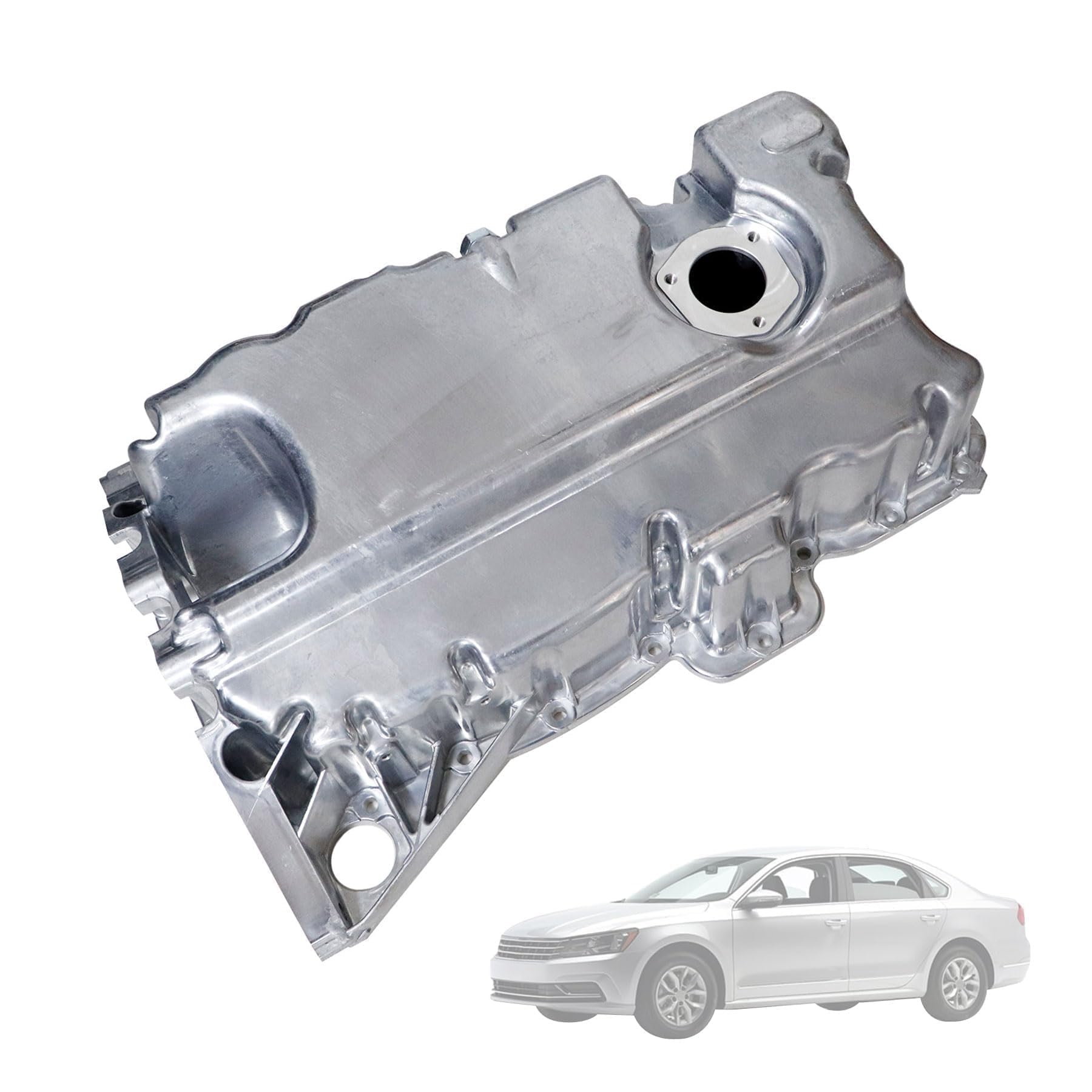 Amazon.com: XQSMWF Lower Engine Oil Pan Compatible with VW