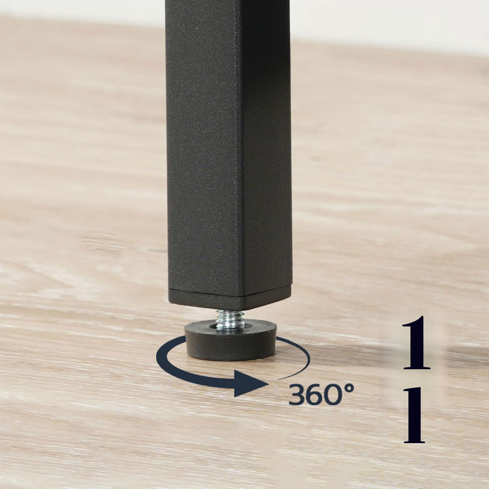 HOOBRO Tavolino Rotondo a 2 Livelli, Tavolino da Divano, Tavolino da Caffè, Tavolino per Bevande, Ideale per Piccoli Spazi, Soggiorno, Camera da Letto, Ingresso, Nero EBB167BZ01