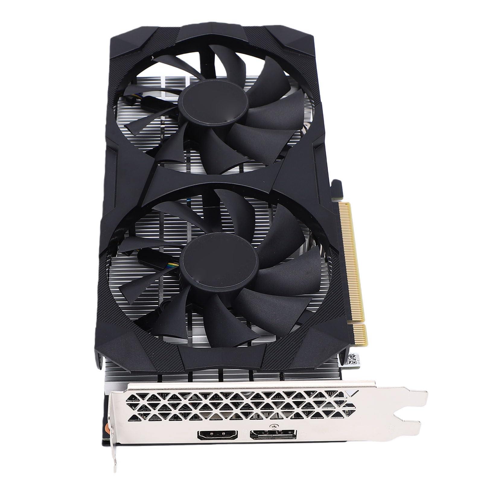 Karta Graficzna 6 GB GDDR6 192-bitowy Podwójny Wentylator do Gier Stacjonarnych Karta Graficzna do Gier na PC, 1080p z obsługą DisplayPort