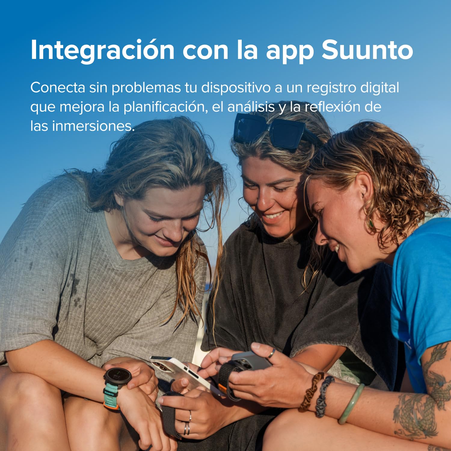 SUUNTO Nautic S Ordenador de Buceo con GPS, Pantalla AMOLED, 60h de Autonomía de Buceo, 80m Impermeable, Análisis de Gases Inalámbrico, Mapas Sin Conexión, SUUNTO APP