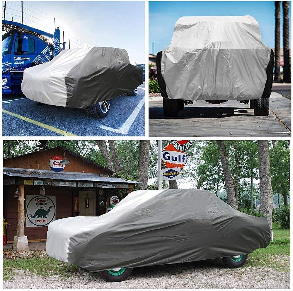 🛒 Crazy Deals XicBoom Truck Cover 6 Layers, Waterproof Car Cover All Weather, Indoor/Outdoor Full Cover, Sun Rain Snow UV Protection with Cotton,Fit Truck-Length ( 211 to 229 ) 🛒 Crazy Deals XicBoom Truck Cover 6 Layers, Waterproof Car Cover All Weather, Indoor/Outdoor Full Cover, Sun Rain Snow UV Protection with Cotton,Fit Truck-Length ( 211 to 229 )