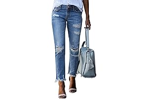 Women's Ripped Jeans - Elevate Your Street Style