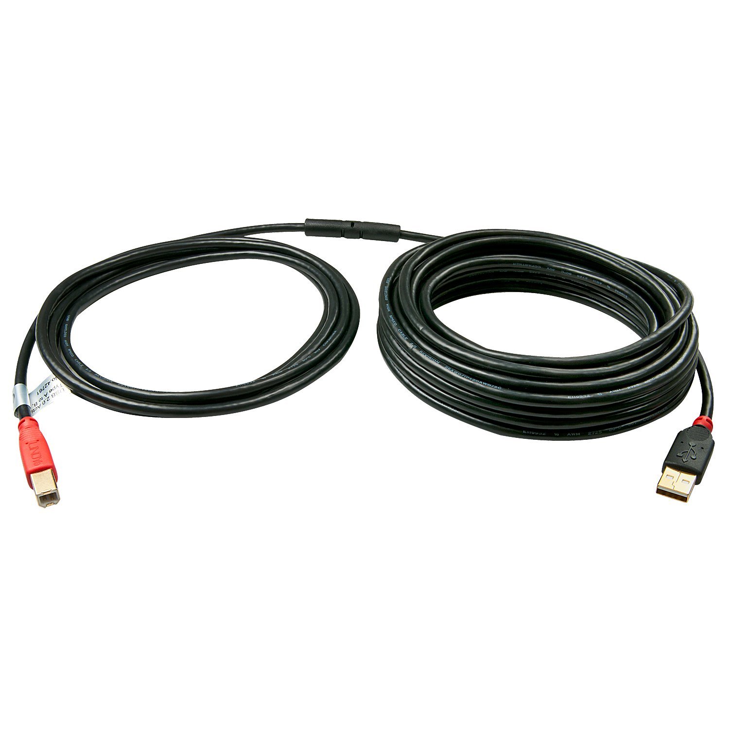 Amazon.com: LINDY 15m Type A to B USB 2.0 Active Repeater Cable