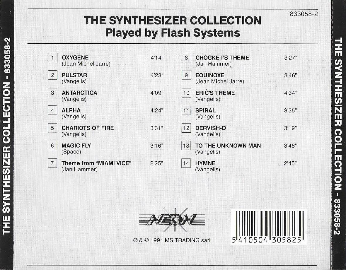 The Synthesizer Collection - Spectacular Music Of Vangelis, Jean-Michel Jarre, Jan Hammer, Space
