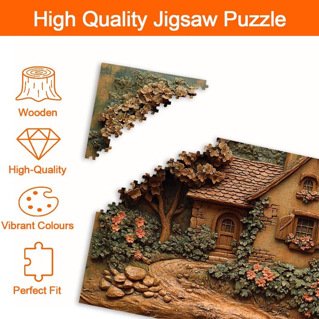 Puzzle Retro, Puzzle 1000 Teile Erwachsene, Klassische Puzzles, Deko -8977