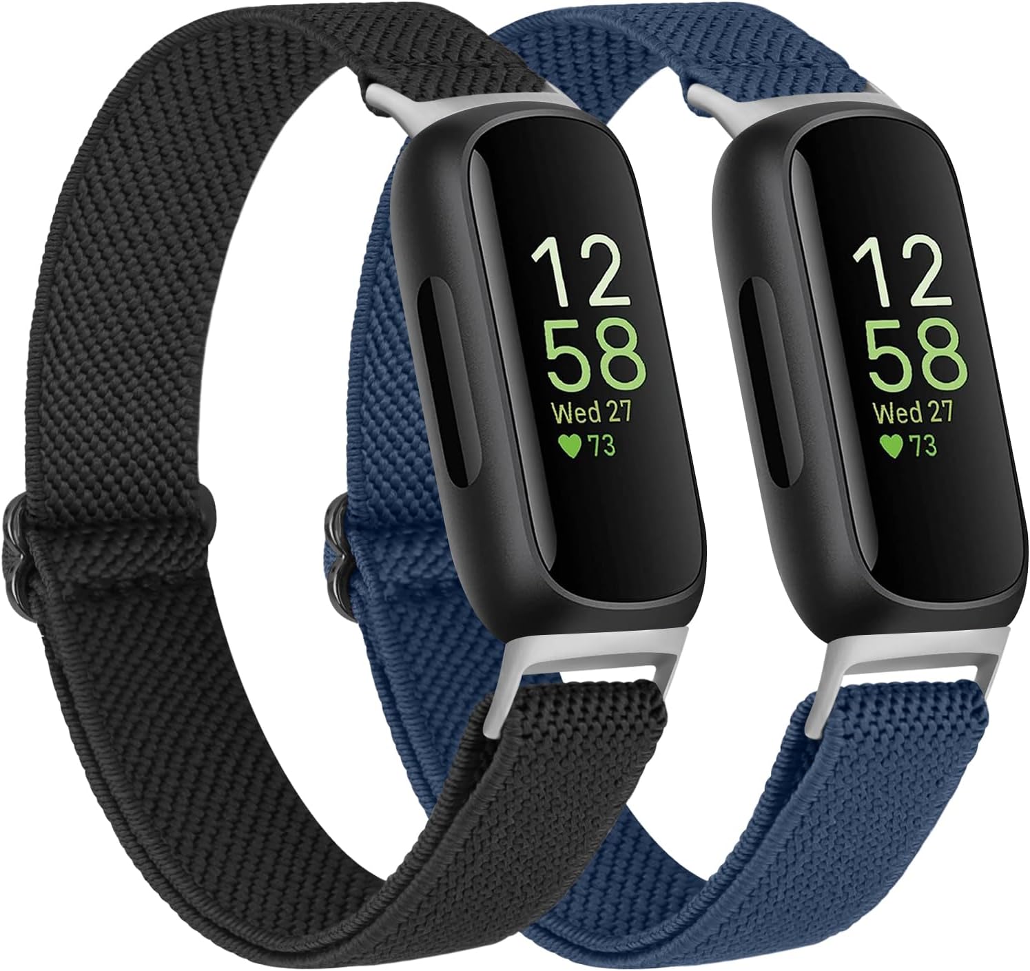 MeliyaBands Compatible with Fitbit Inspire 3/Inspire 2/Ace 3/Ace 2, Soft Nylon Elastic Braided Sport Strap Wristbands for Women Men