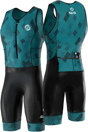 SLS3 Men's Triathlon Suit - Sleeveless, Lightweight with Pockets