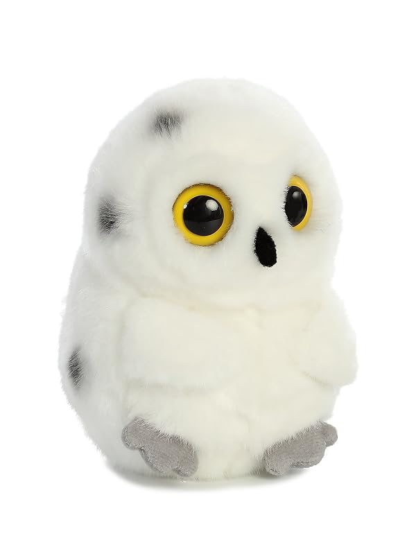 Aurora® Playful Rolly Pet™ Hoot Owl™ Stuffed Animal - Compact Size for On-the-Go Fun - for Adults, Kids, Birthdays, and Anniversaries - White 5 Inches by Aurora - Image 3