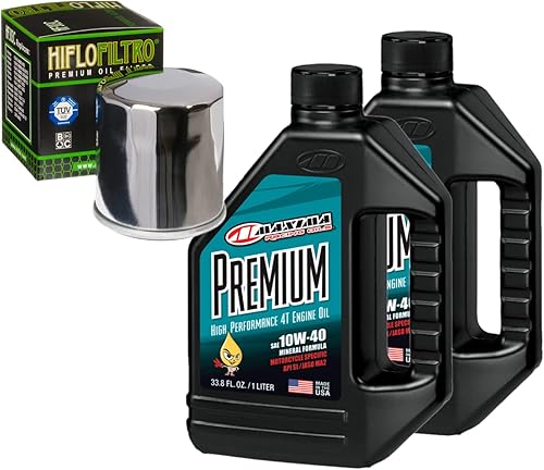 Kit de cambio de aceite para Polaris 2008 Scrambler 500 4X4 Premium 4 10W-40