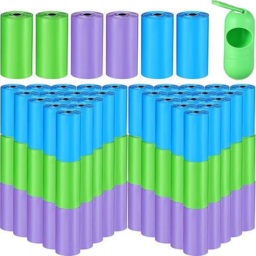 Qeeenar 1350 bolsas de pañales desechables para bebé, sacos de pañales perfumados con aroma a lavanda, bolsas de desechos esenciales para bebé para