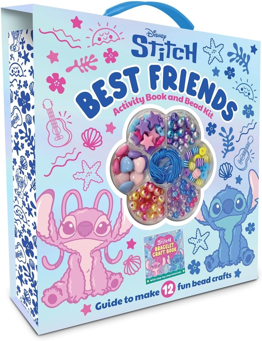 Disney Stitch: Best Friends Activity Book & Bead Kit (Make 12 Stitch Bracelets!)