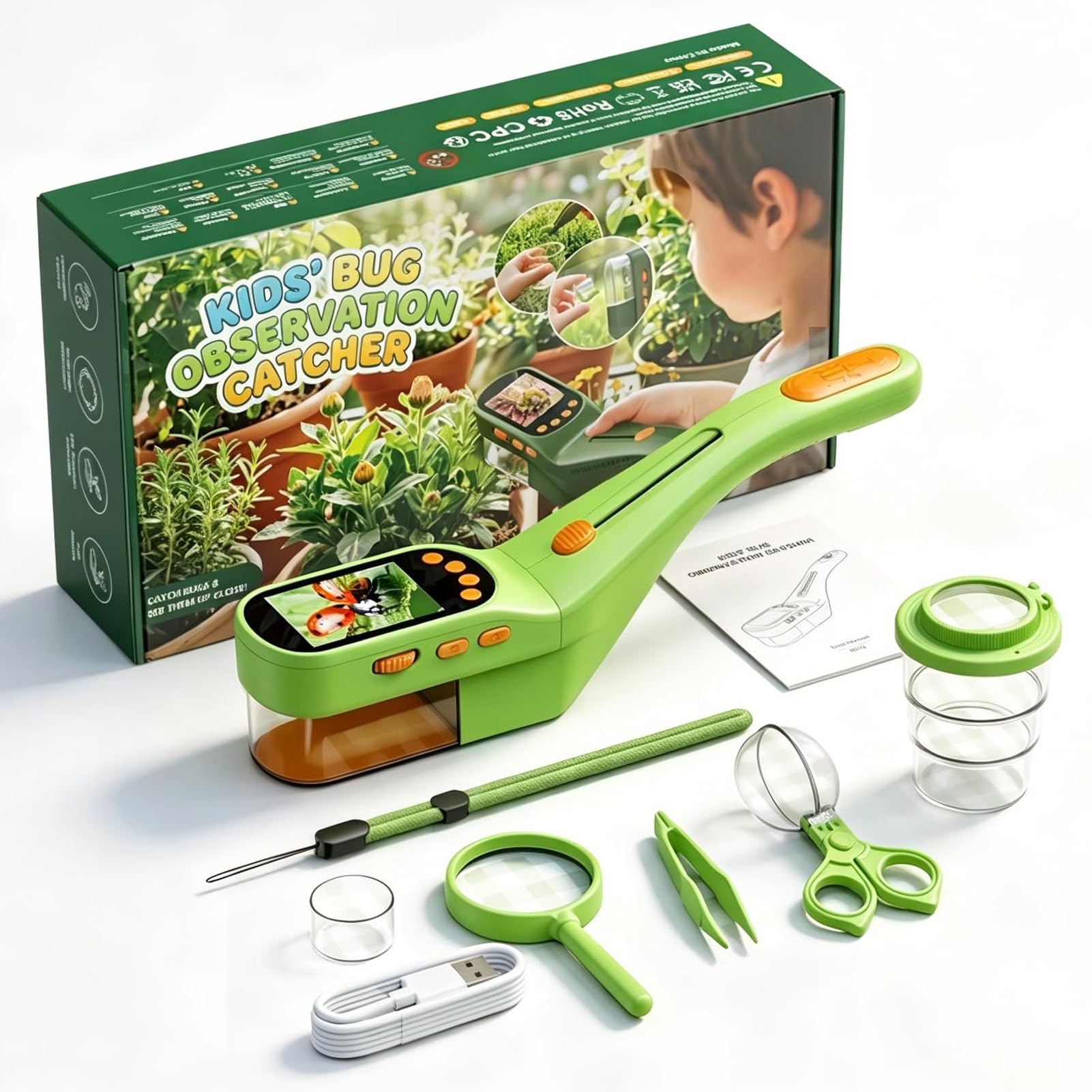 Conjunto de Exploración Al Aire Libre Stem con Microscopio Digital