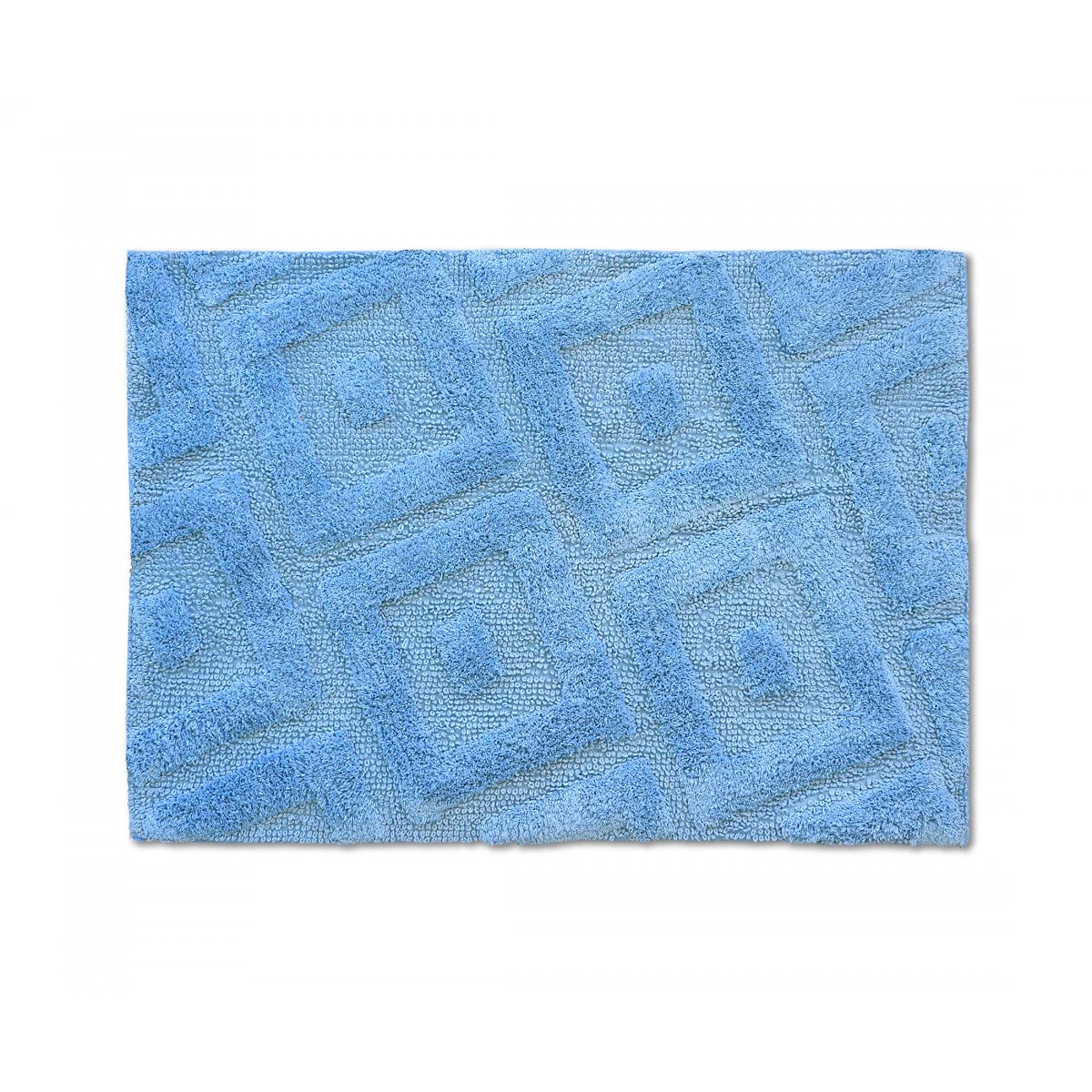 Home Passion Colour Sky Blue 100% Cotton Rectangular Bath Mat 60 x 90 cm, 1800 g/m cotton 60 x 90 cm, 60x90 cm