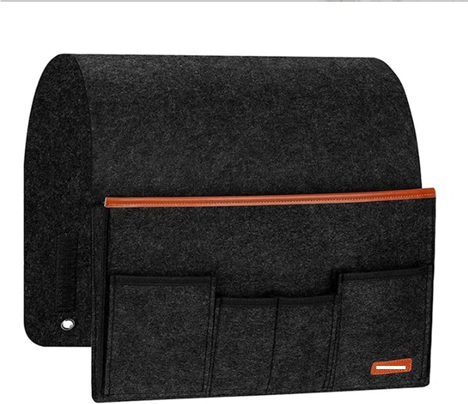 Plateau d'accoudoir de canapé, sac rangement for fauteuil(Dark Grey)
