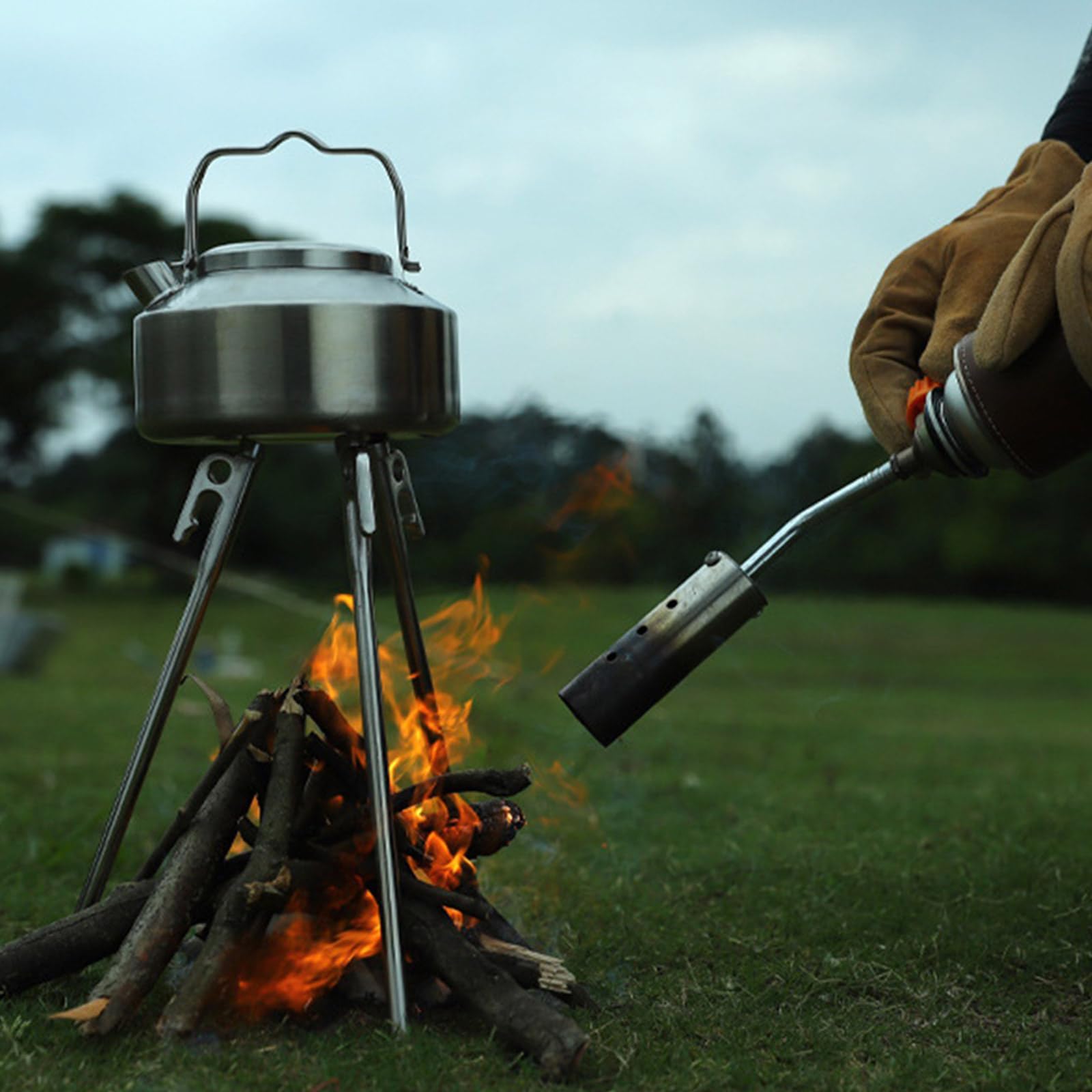 Piquet de tente en acier inoxydable avec sac de jardin, piquets de pelouse, camping en plein air pour fixations, tentes, bâches, auvents, ancrages au sol pour