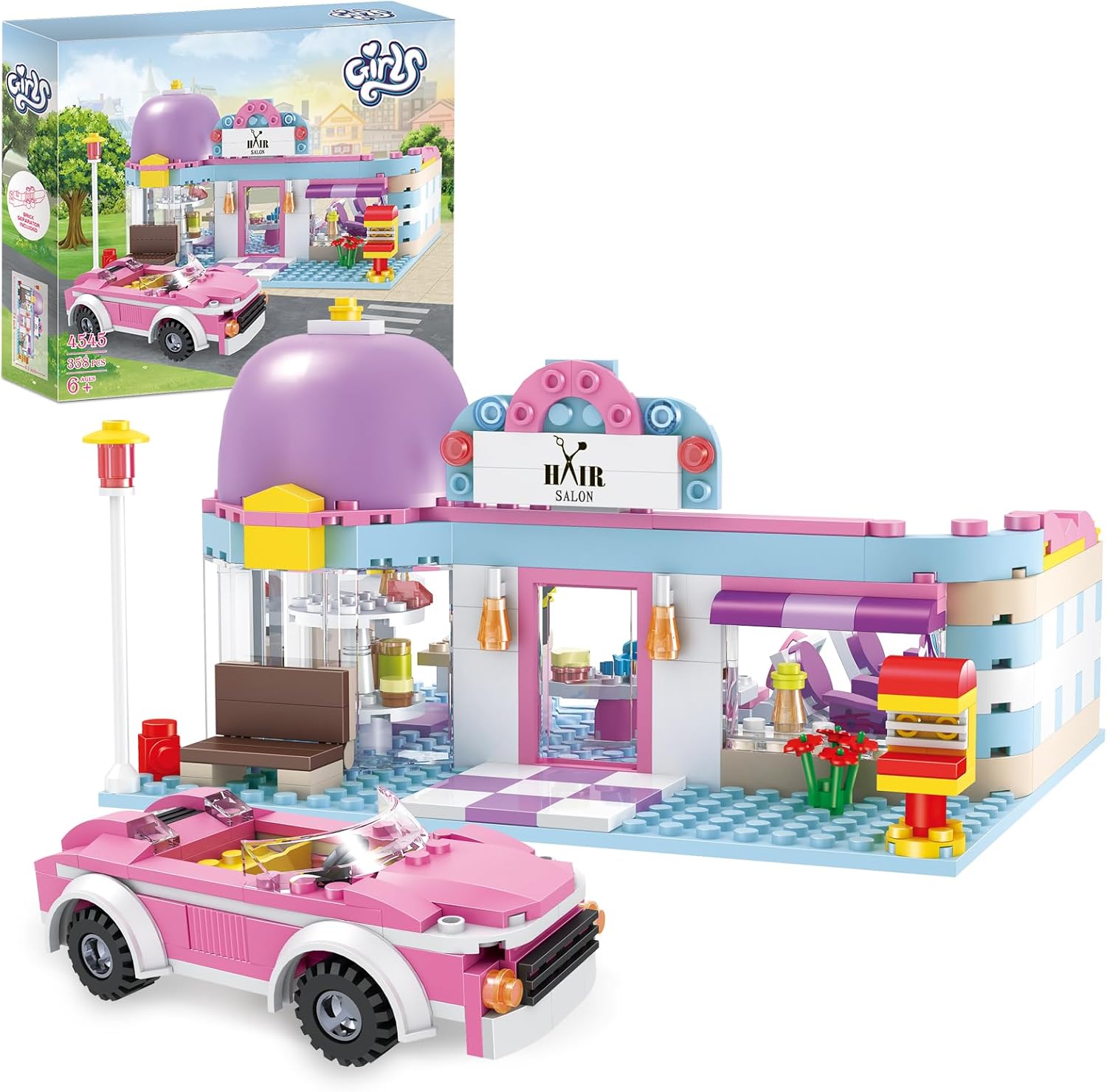 BRICK STORY Girls Friends Hair Salon Building Kit Malaysia Ubuy