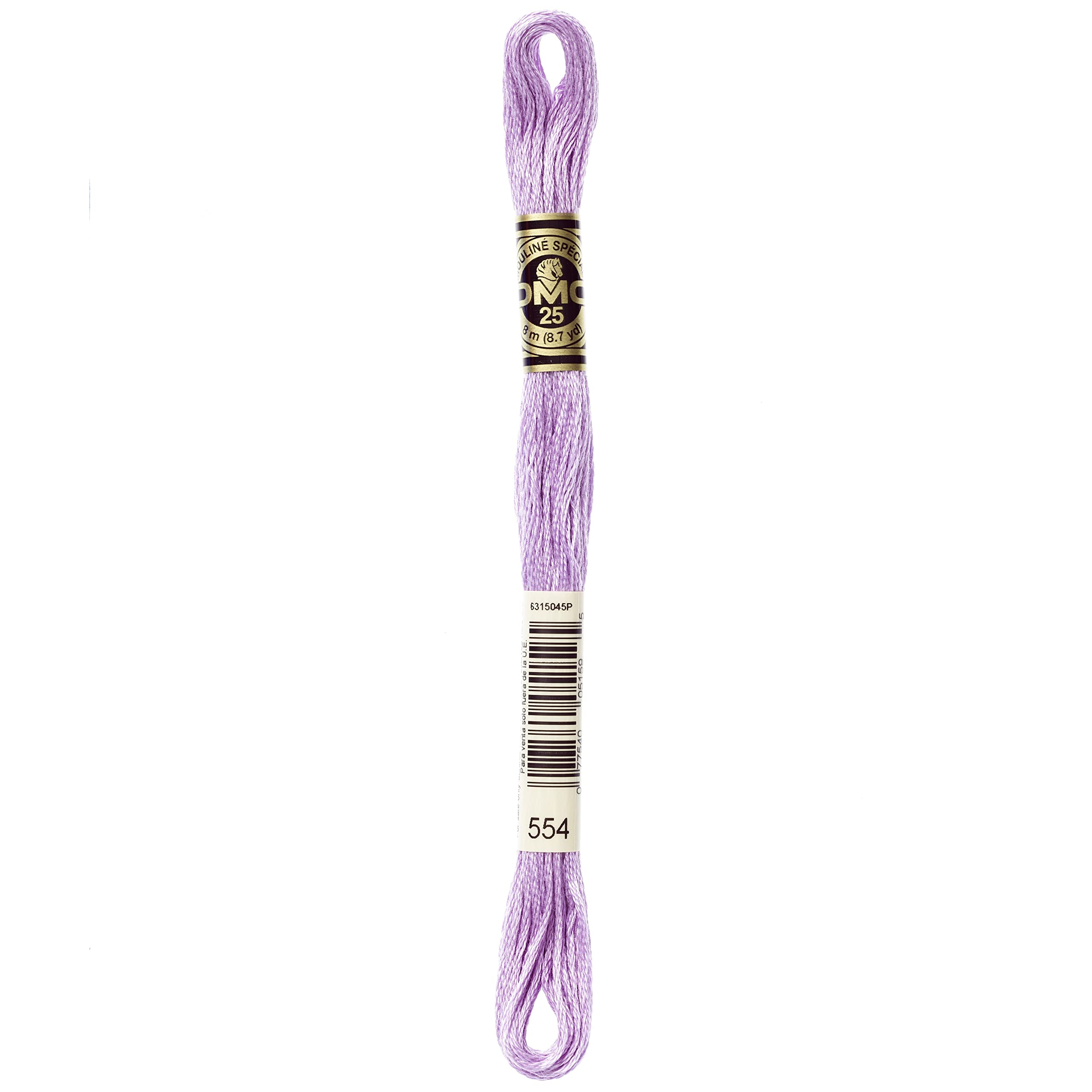 DMC 6-Strand Embroidery Cotton Floss, Light Violet