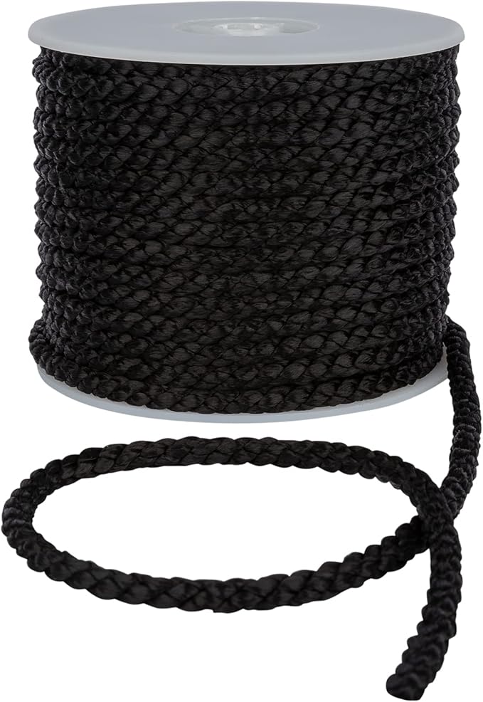 Crepe Cord 6mm Premium Cotton Rope, Strong Macrame Cord for DIY Craft