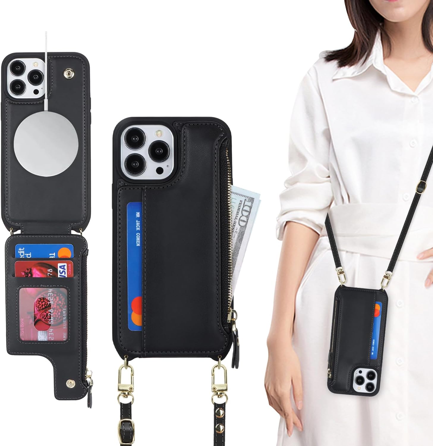 SailorTech for iPhone 13 Pro Max Case with Credit Card Holder magsafe