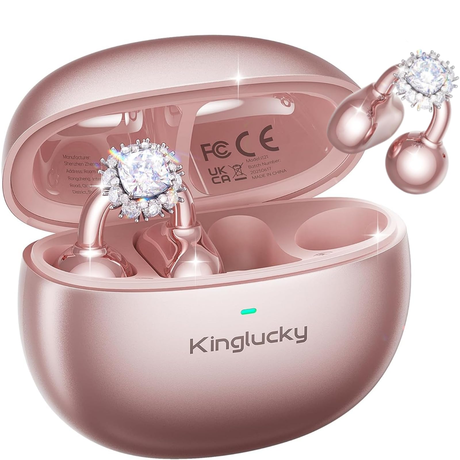 「2026進化」Kinglucky イヤーカフ イヤホン オープンイヤー チャb Amazon.co.jp: 「2026進化」Kinglucky イヤーカフ イヤホン オープン
