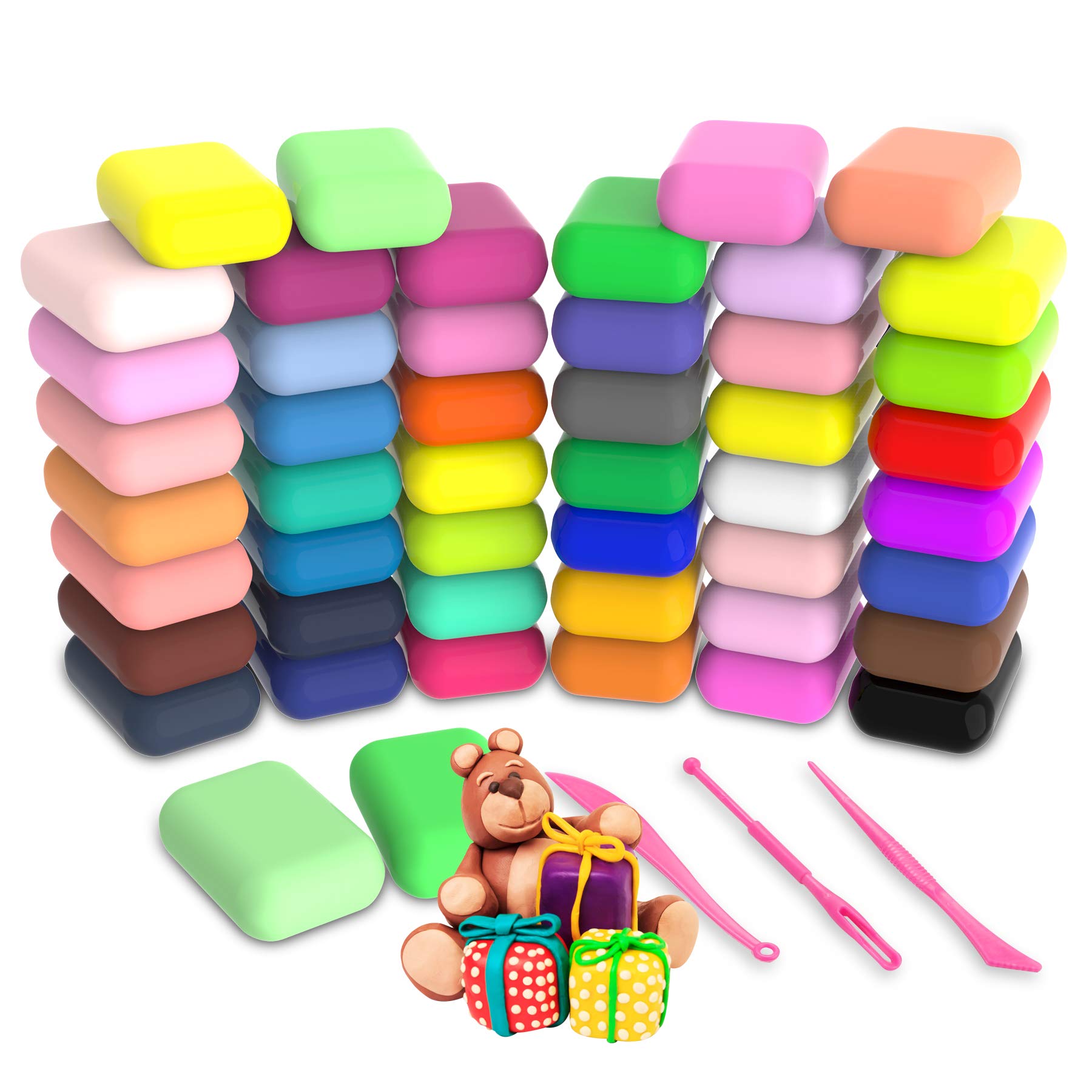 air dry clay in slime