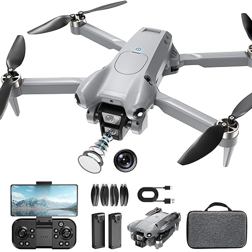PRO Drone with Camera for Adults 4K,Brushless Motors Drone for