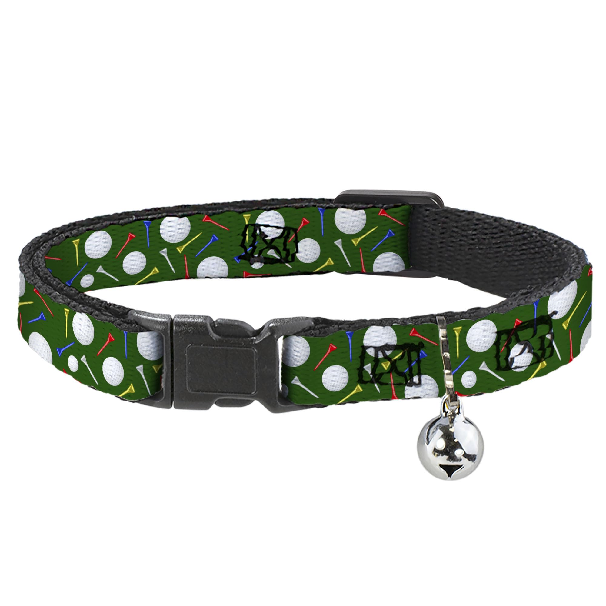 Collier pour chat ajustable de 1,3 cm de large avec boucle robuste