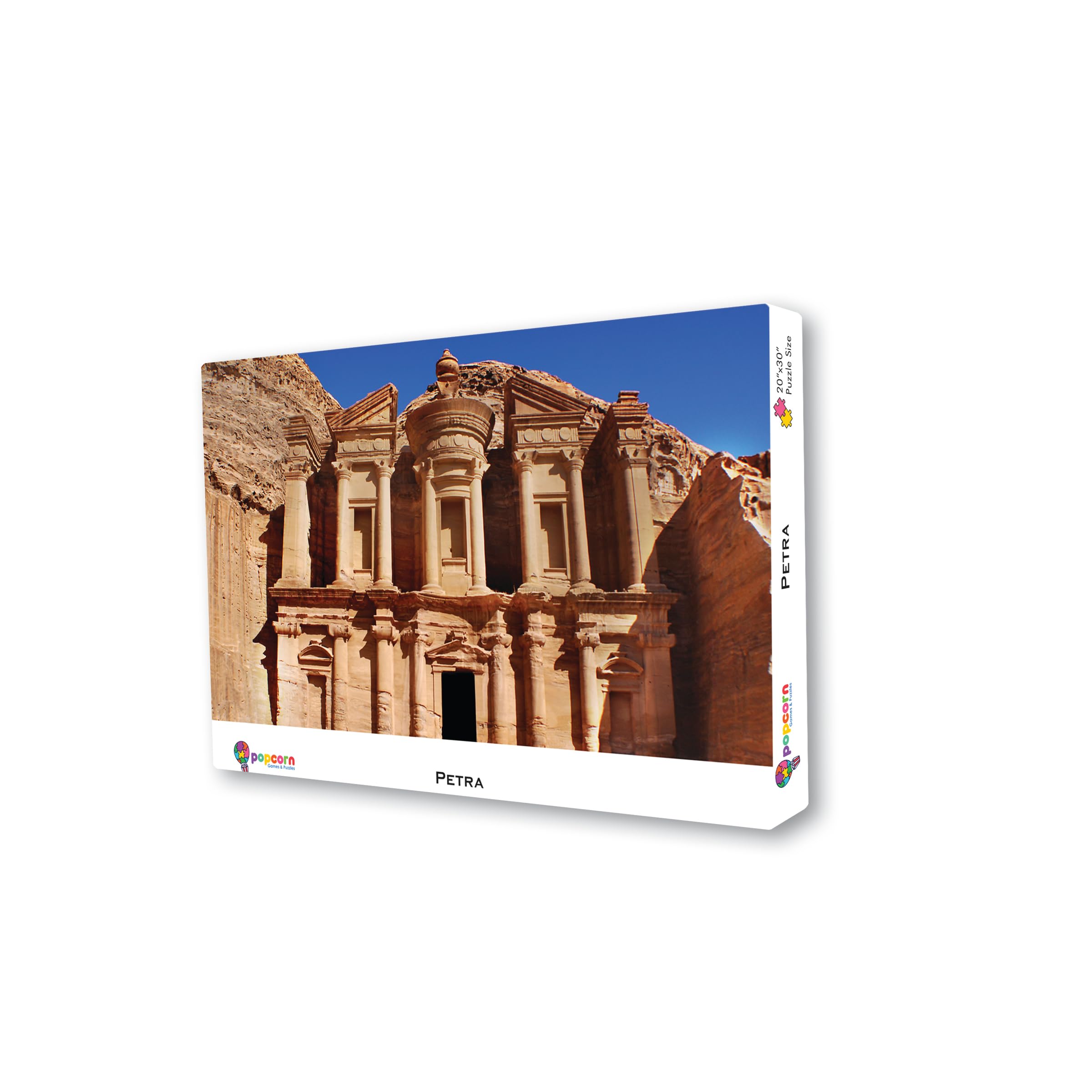 Popcorn Games & Puzzles with Architectural Marvels of Petra - 500 Piece Jigsaw Puzzle for 12+ Kids and Adults | (B0CKW2MWB7) Amazon Price History, Amazon Price Tracker
