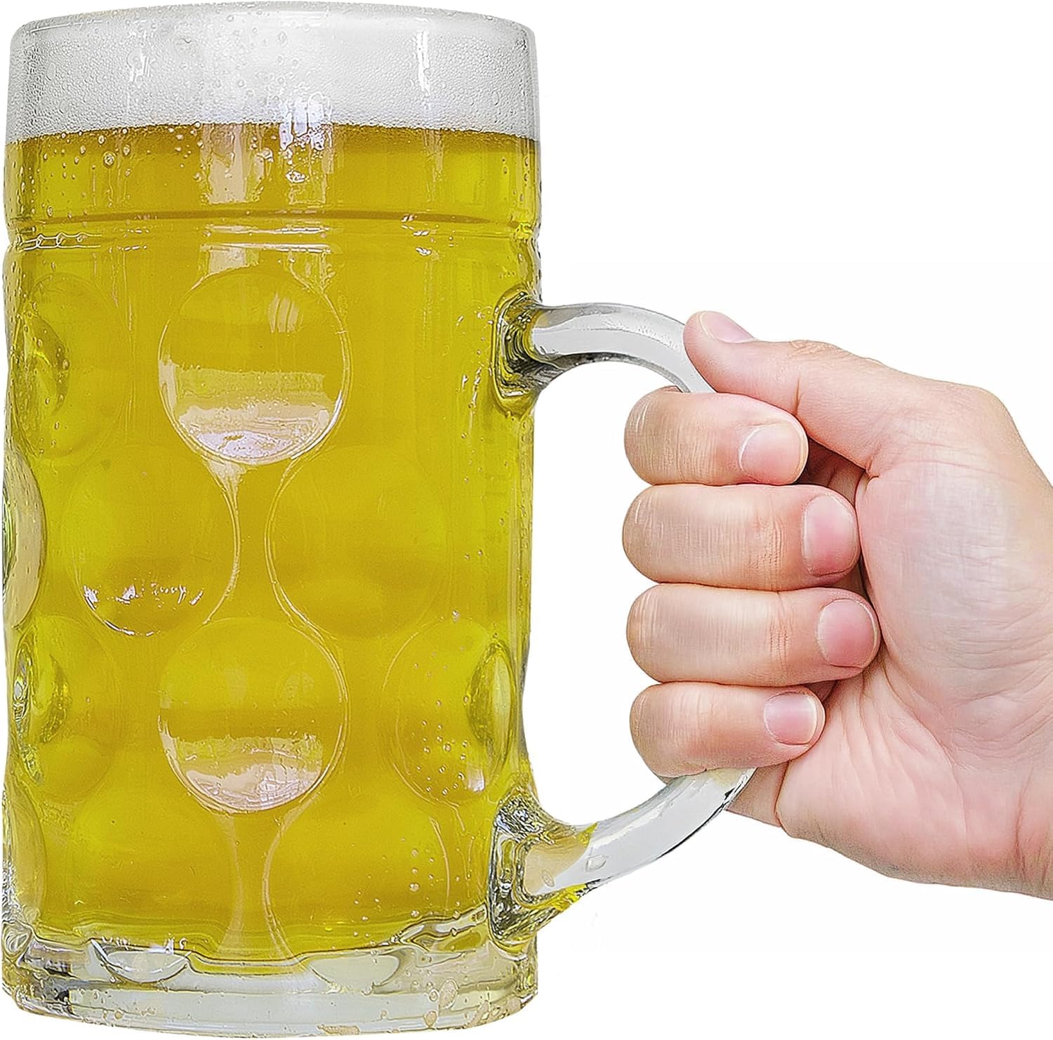Menkind 1L Beer Stein - Clear