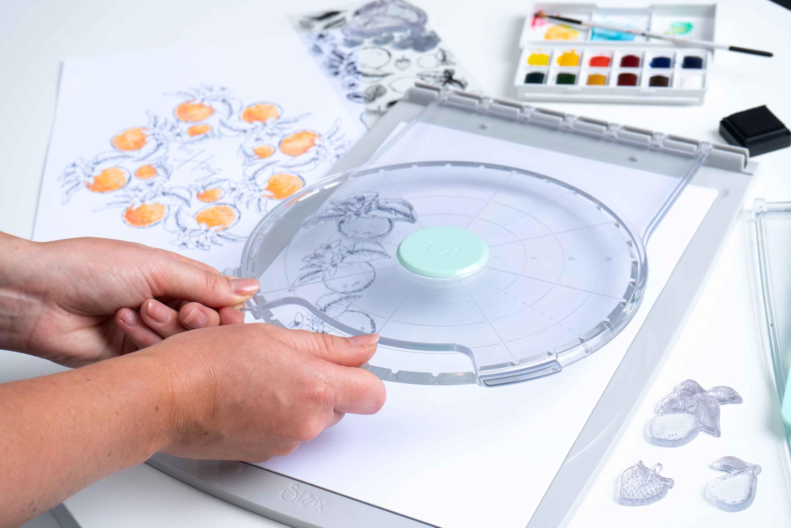 Sizzix Accesorio para estarcido y estampilla Herramienta para estampar y girar