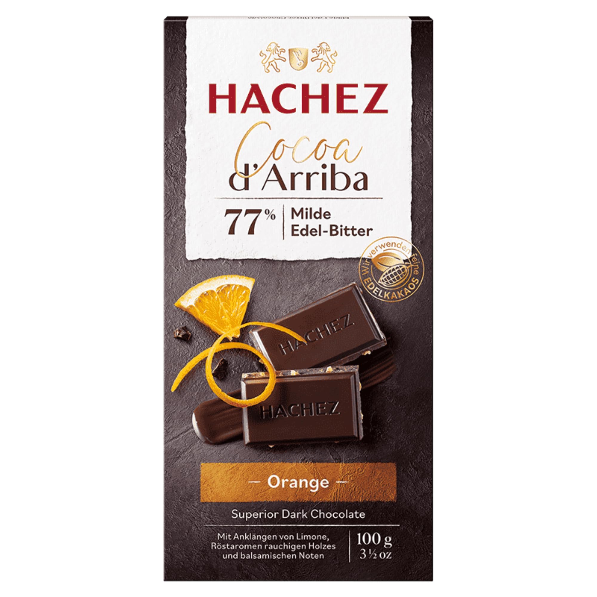 usy Bundle für Hachez Schokolade Cocoa d'Arriba Orange VPE (10x100g Tafel) + usy Block