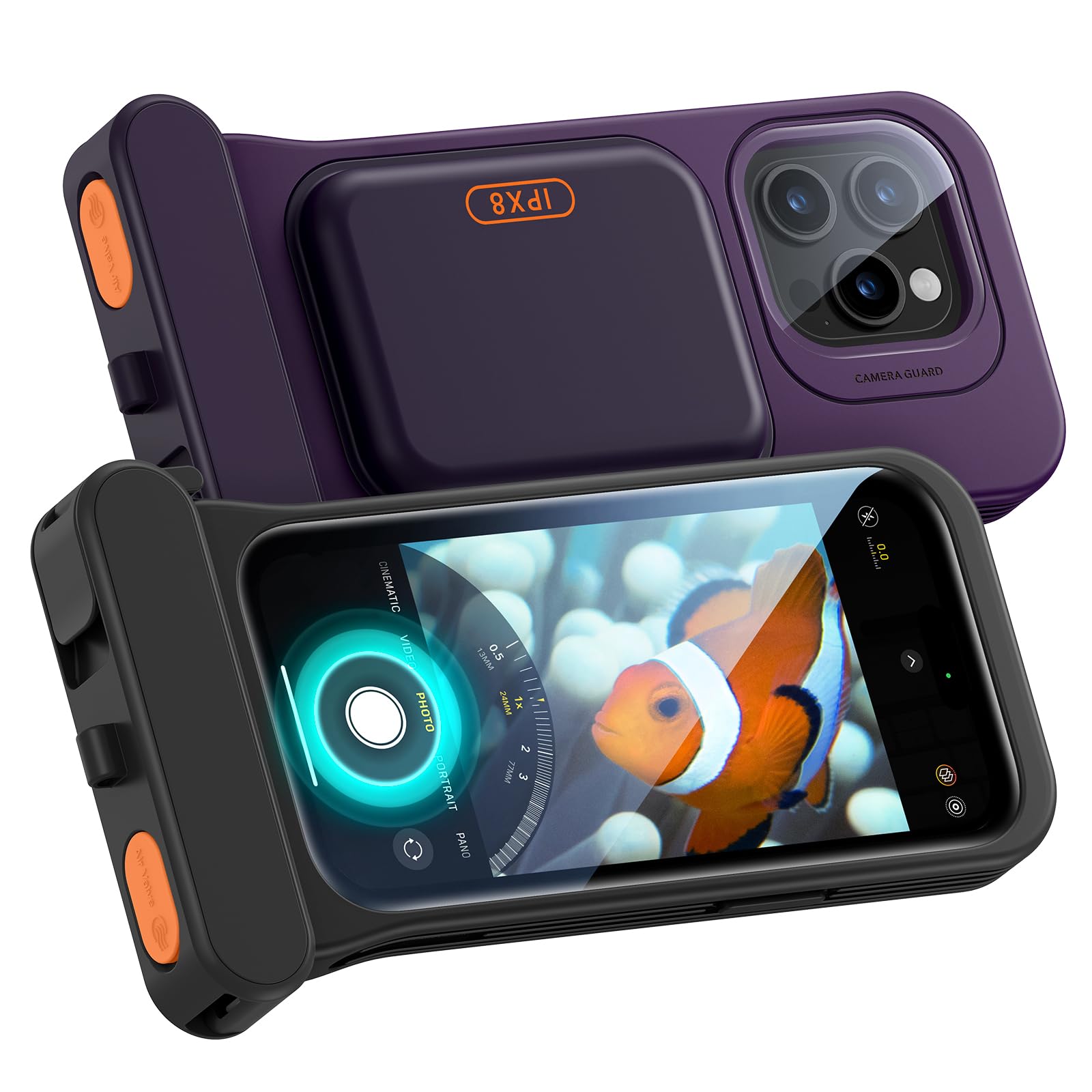 ESR Waterproof Phone Pouch for iPhone 13 Pro / 14 Pro / 15 Pro, Underwater Touch Sensitivity, IPX8 Floating Waterproof Cellphone Case with Lanyard,