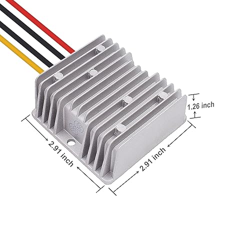 Miniatura 3 de 60V a 12V 20A 240W Transformador reductor DC a DC Buck Convertidor para carrito de golf Fuente de alimentación