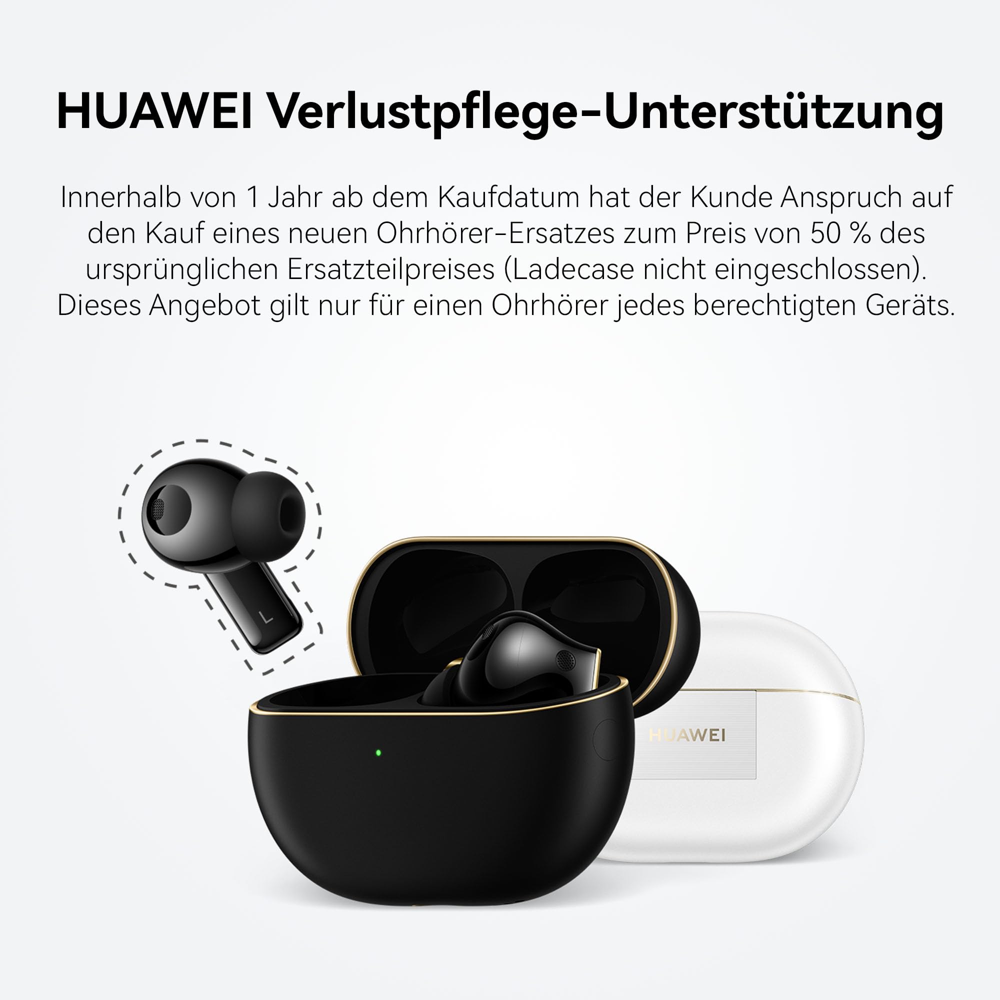 HUAWEI FreeBuds Pro 4 - Bluetooth Kopfhörer, Verlustfreies Sound, Grün - Dettaglio
