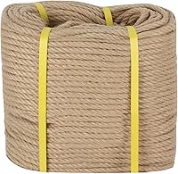 Vista 24 de Muelles de cuerda de manila tratada de 1.25 pulgadas x 50 pies para embarcaciones de árboles y granja