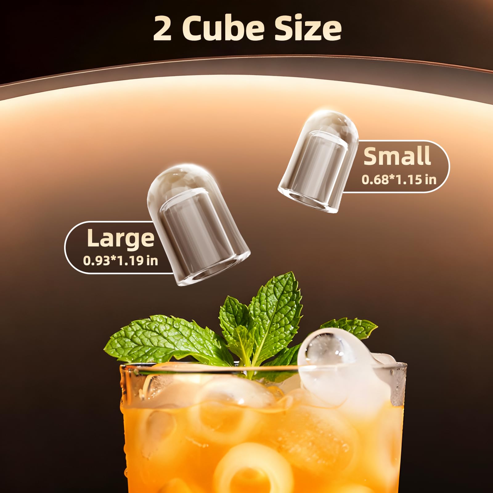 Antarctic Star Máquina de hielo, 26 libras en 24 horas, 8 cubos en 6 minutos, tanque de 0.8 litros y almacenamiento de 1 libra, limpieza automática con cesta y cuchara, portátil para el hogar/cocina