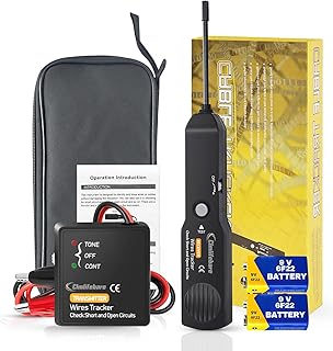 Wire Tracer Electrical,Circuit Tracer,Automotive Electrical Open&Short Finder Circuit Tester,Wire Cable Tracker Electrical,Automotive Wire Tester Electrical Tool DC 6-42V(Batteries 2PCS Included)