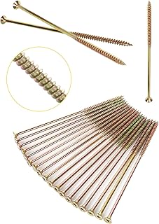 SENENQU 100PCS M6 x 180mm Long Wood Screws, F...,