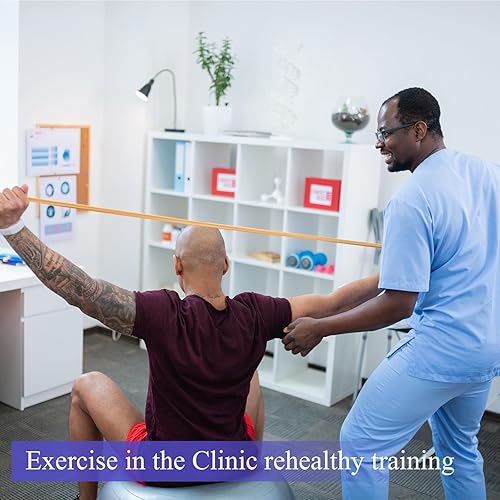 Miniatura 5 de Banda de resistencia a granel, bandas elásticas de entrenamiento para ejercicio, bandas elásticas portátiles amigables con la piel para