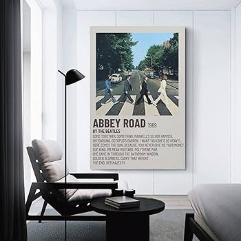 新品未開封/ビートルズ【キャンバスポスター】30cm アビーロード 新品未開封/ビートルズ【キャンバスポスター】30cm アビーロード