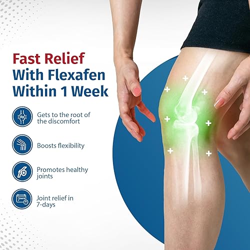 Miniatura 3 de Flexafen  MSM, Suplemento de apoyo articular para mujeres y hombres, alimentos para articulaciones con fórmula avanzada para mover la salud de las