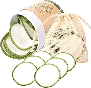 BCOATH 1 Conjunto Almofada De Algodão Almofada De Limpeza Facial Tubo De Papel Facial Lavagem Facial Almofada De Papel Redonda Bolsa De Malha De Algodão Almofada De Limpeza Almofadas De