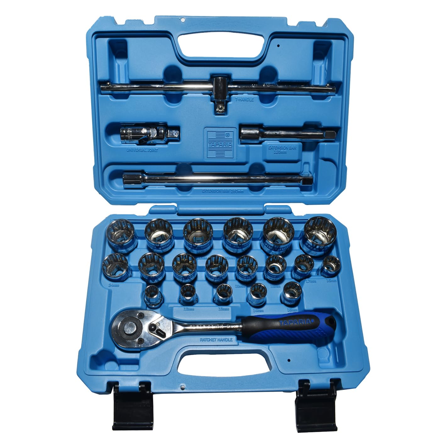 Taparia Socket Set - BMS-15 MXL – with 12.7mm(1/2) Square Drive ...