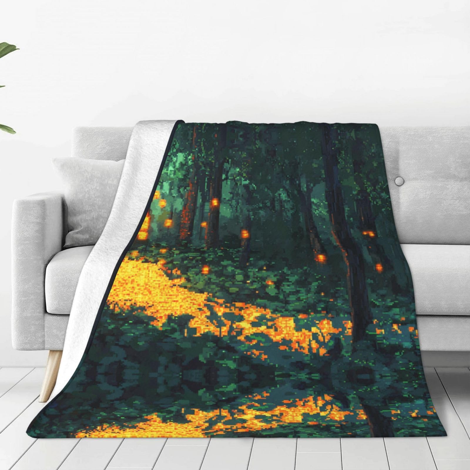 Plaid lit micro polaire enveloppant pour des moments chaleureux au salon et en voyage