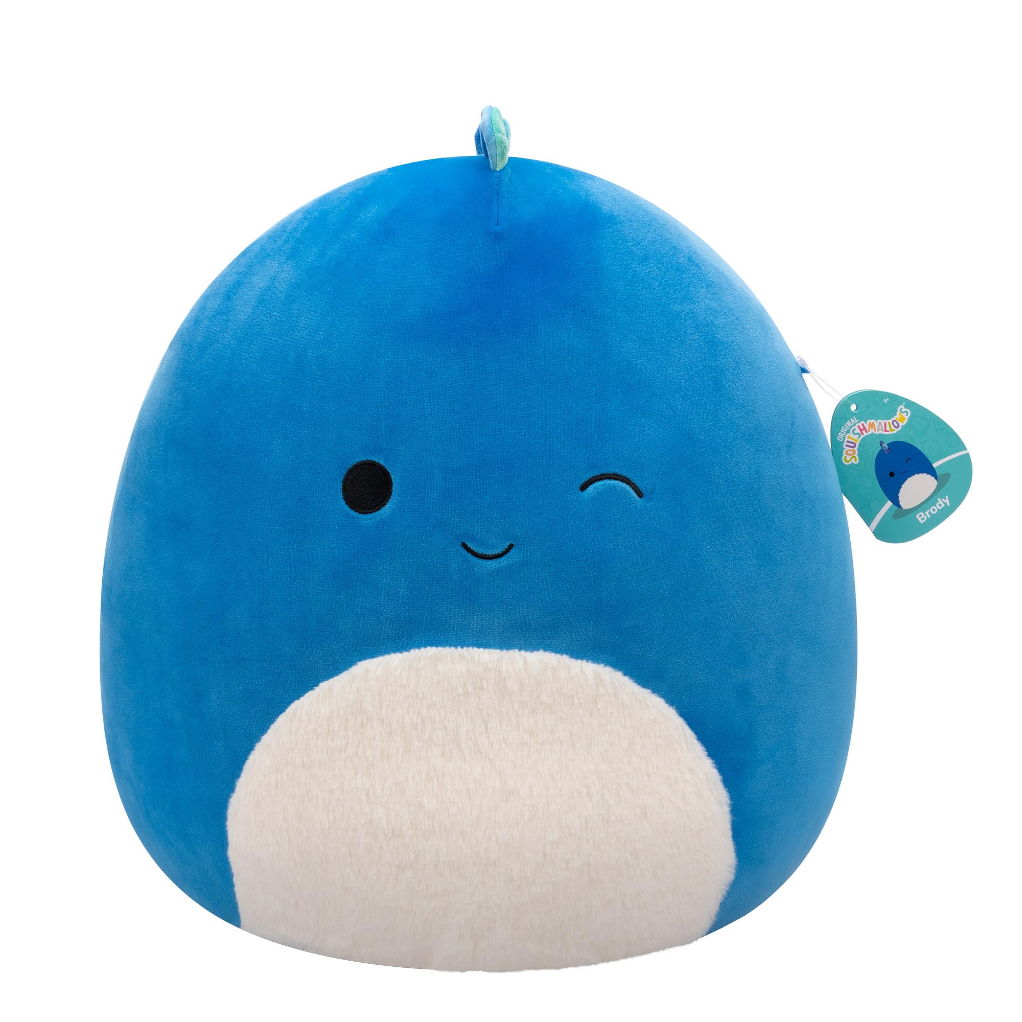 Squishmallows Original 16 Inch - Brody the Winking Dark Blue Dino, 40 cm - Image 2