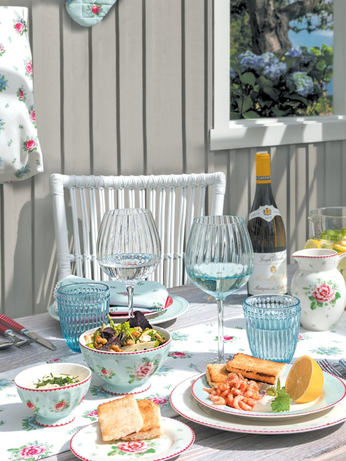 GreenGate Weinglas ALICE PALE BLUE Blau