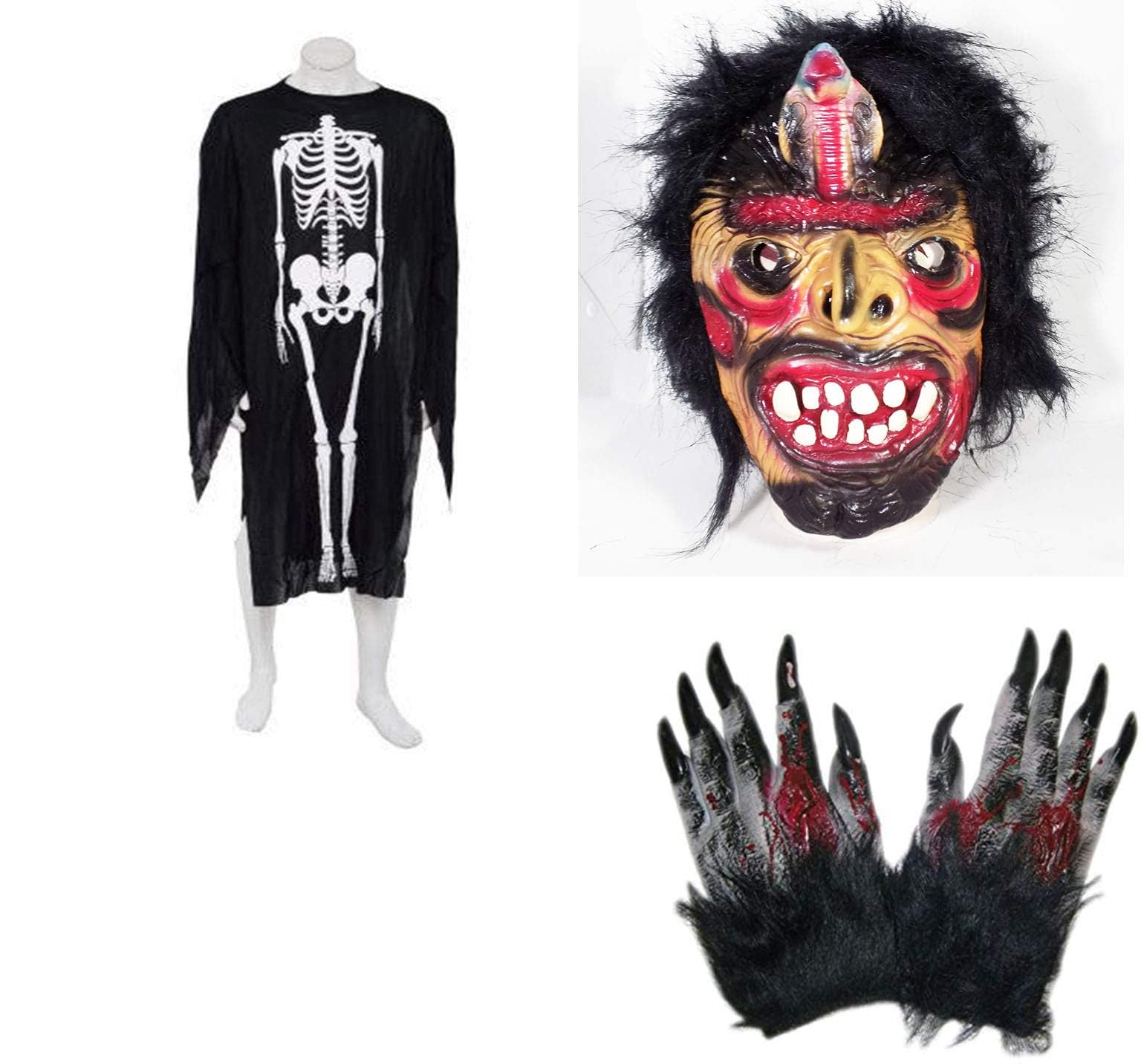 See full amazon price history chart for brown leaf® Fancy(Face Mask + Horror Gloves + Skeleton Halloween Dress) Full Halloween Festival Costume Set Horror Scary Colour Prank Fun Veil naqaab Funny Colourful (Design 3) brown leaf® Fancy(Face Mask + Horror Gloves + Skeleton Halloween Dress) Full Halloween Festival Costume Set Horror Scary Colour Prank Fun Veil naqaab Funny Colourful (Design 3) (B07Z54QNV5) Amazon Price History, Amazon Price Tracker