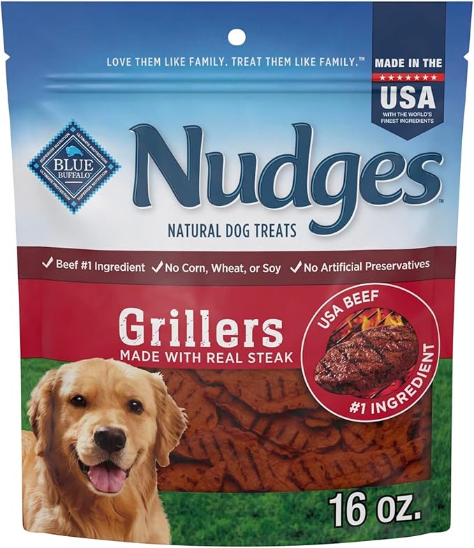 Blue Buffalo Nudges Grillers Natural Dog Treats