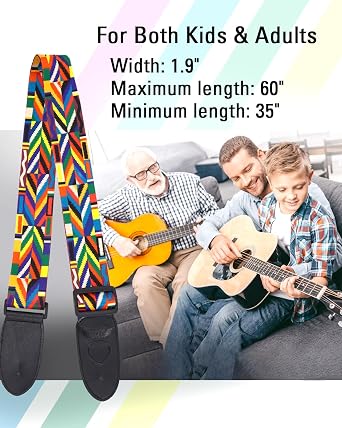 Stage Rocker Guitar Accessories Gift Box for Acoustic and Electric Guitars, 5-in-1 Essential Gift