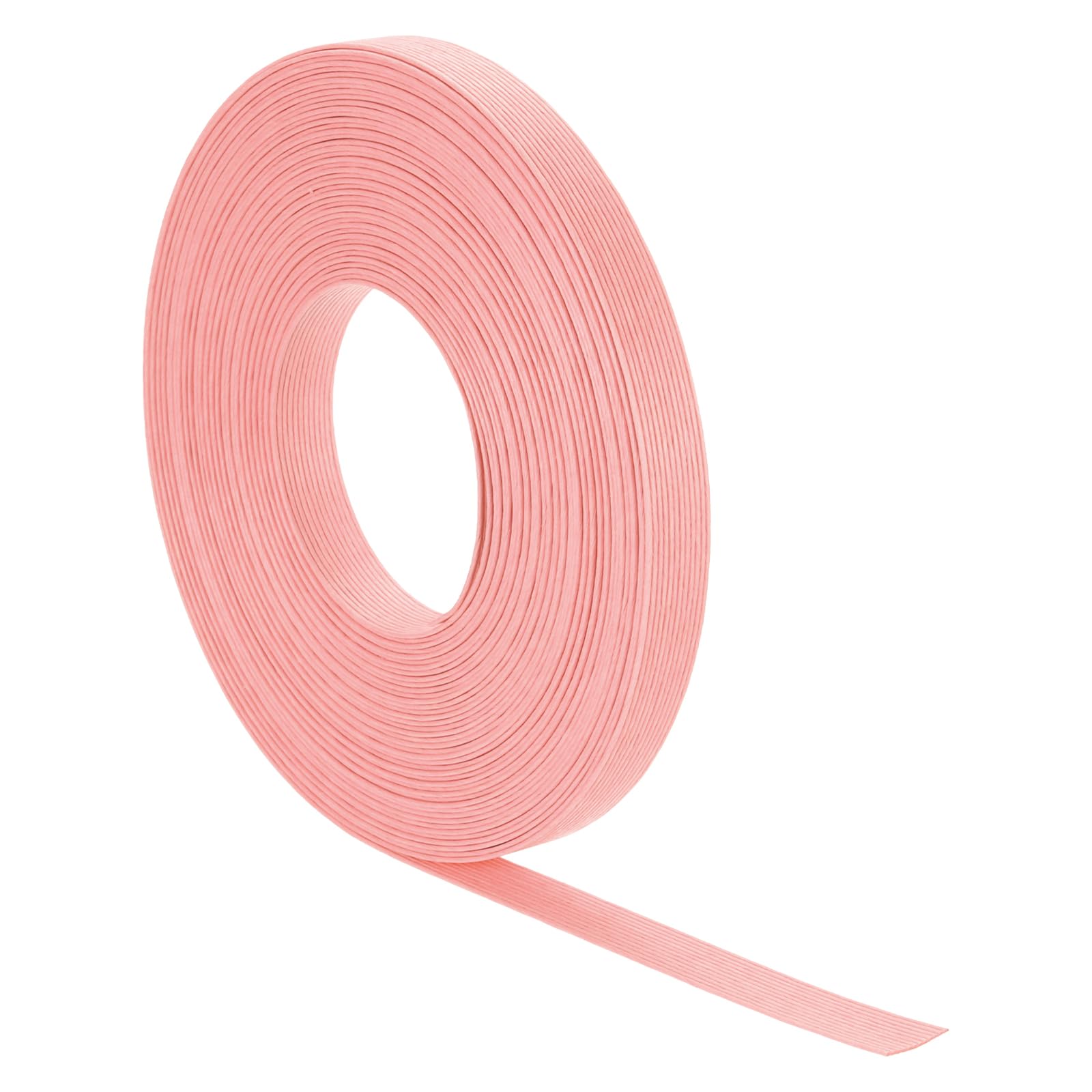 PATIKIL 16.4 Yards x 0.6" Paper Rattan Weaving Cane, 12-Ply Paper Rattan Weave Basket Weaving Supplies for DIY Home Kitchen Decoration Basket Crafts, Dark Pink